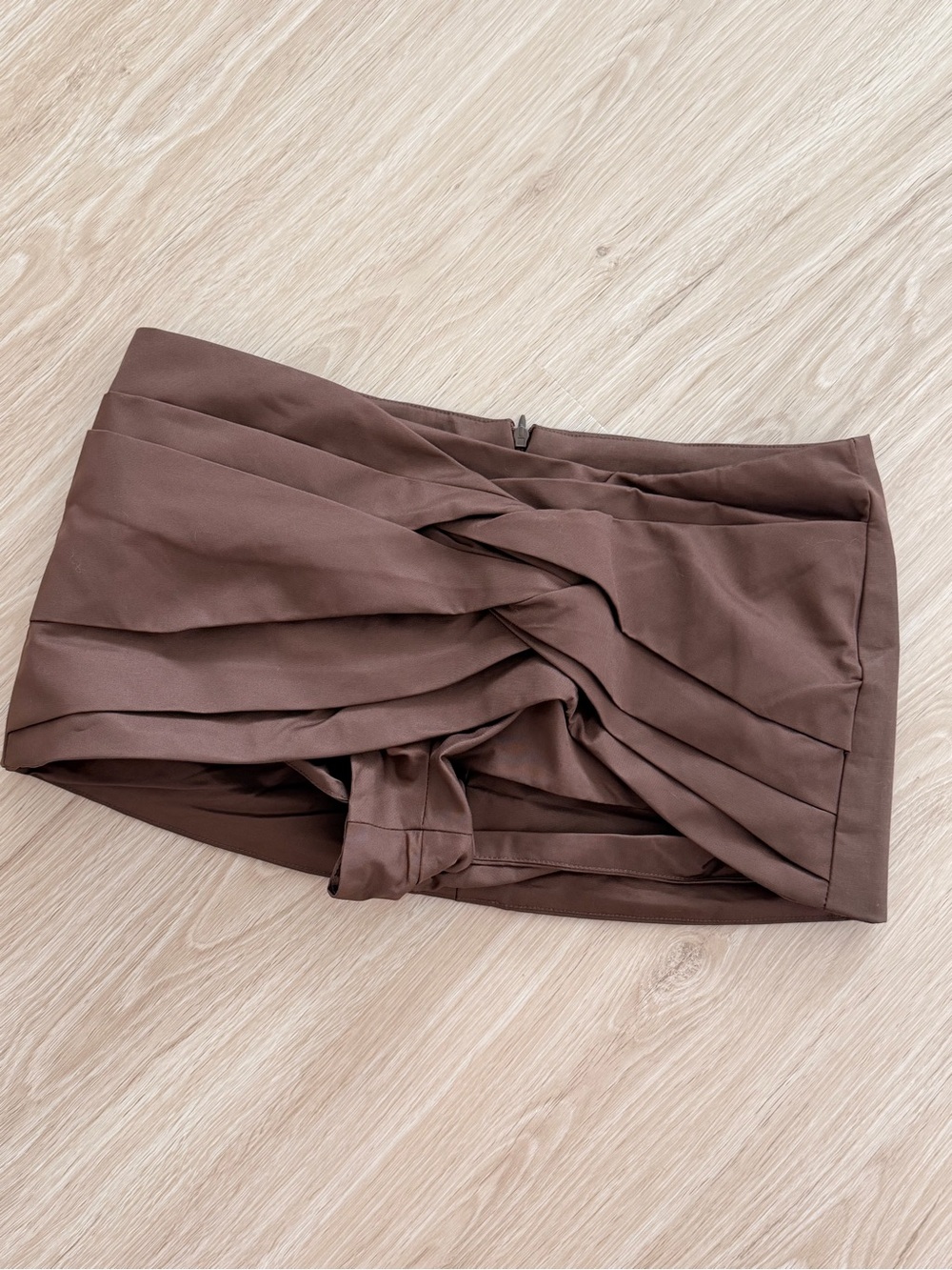 AFTER FIVE SABIE SKORT in Brown - Picture 5 of 6
